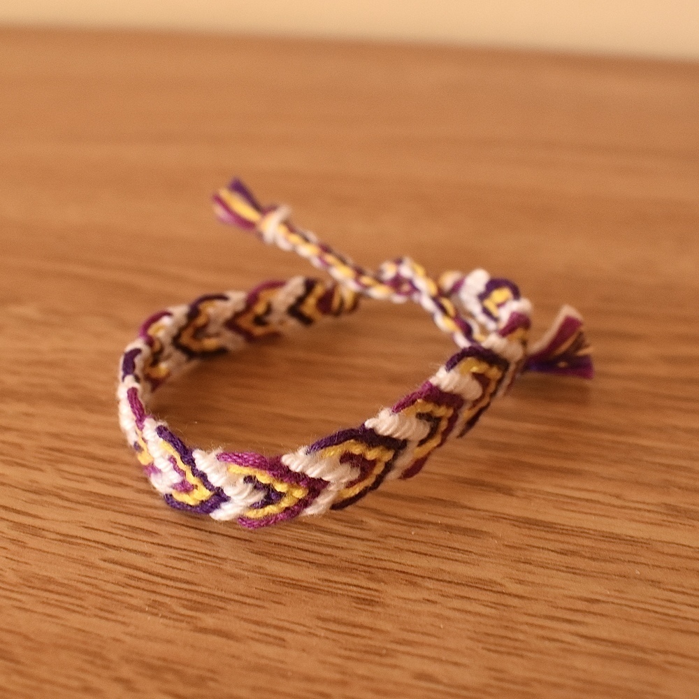 Purple Clouds Woven Bracelet